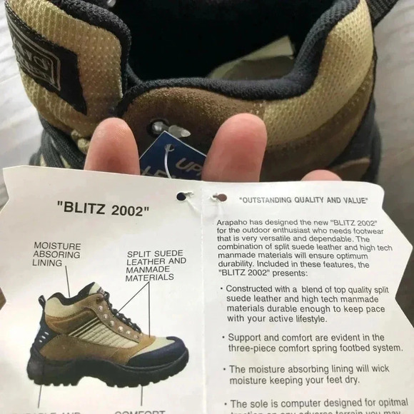 Arapaho Performance BLITZ 2002 Hiking Boots - split suede leather - Picture 10 of 10